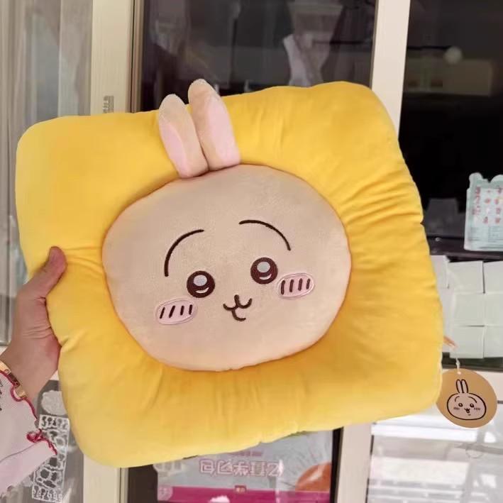 Chiikawa Hachiware Usagi  Square Plush Cushion For Living Room Office Use
