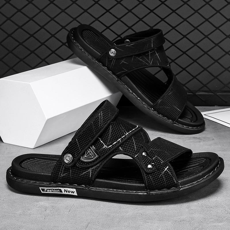 Мужская обувь 2024 Sandles Slippers для мужчин Sandals Leather Men's Sandals Cheap Summer Birkinstock Homme Adult Men's Sandal Genuine