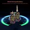 2.4G Wireless Guitar System Rechargeable 3.5mm Plug Guitar Transmitter Receiver Set for Electric