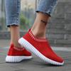 Fashion Breathable Mesh Women's Shoes Fashionable and Lightweight Flat Shoes Plus Size Women's Tennis Shoes Outdoor Running and Fitne