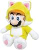 Sanei Boeki Super Mario 3D World 2-Piece Plush Set: Cat Mario (S) W14 X D12 X H24cm + Cat Peach (S) W11 X D8 X H22.5cm