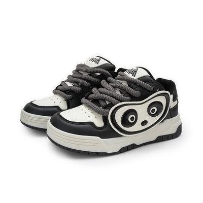 Черно-белые ретро-кеды Bread, весенние новые уличные кроссовки Niche, женские повседневные туфли на платформе с большим носком для женщин