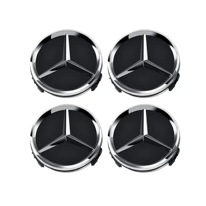 4pcs 60mm Car wheel Hub Cap Emblem badge for Mercedes Benz C180 E300 GLC W163 W166 W167 W204 W205 W212 W213 X253 W117 W176 W1641 bf1