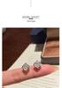 European Style S925 Sterling Silver Moissanite Square Stud Earrings