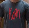 Классическая футболка Korn с логотипом, группа Nu Metal Rock, на винтажной черной футболке Comfort Colors