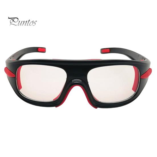 Basketball Glasses Wear-resistant Detachable Anti-Fog Resilient to Bending with Nose Protective Pads Impact-resistant Sports Dribble Goggles
