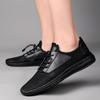 Fashion Summer Shoes Men Couple Casual Shoes Fashion Lightweight Breathable Comfortable Walking Sneakers Slip-on Mens Mesh Flats Shoes