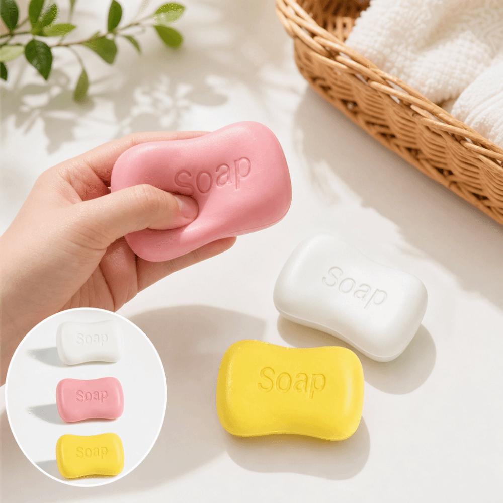 Creative Soap Squishy Toy Super Soft Realistic Soap Pinch Slow Rebound Fidget Toy  Office Desk Toy