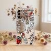 Old traditional W-wallpaper  Phone Case For SamsungA10,12,20,21S,30,31,40,50,51,52,70,71 Transparent Cover