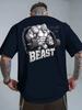 Summer Men's Wild Animal Print TShirt Cotton Breathable Streetwear Oversized Loose Casual Trendy Crew Neck Short Sleeve