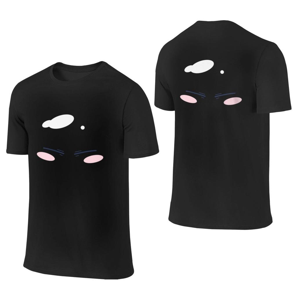 Rimuru Face Slime Chibi Lazy Style Reversible Tshirt Artistic And Minimalist Faderesistant Tee