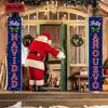 Door Couplet Banner New Year Decoration 2pcs Floral Design Indoor Outdoor Porch Hanging