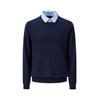 Giovanni Valentino Men's Faux Two-Piece Knit Sweater