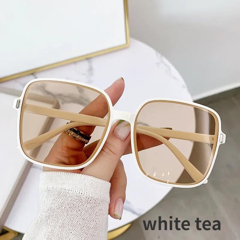 Fashion Design Women's Sunglasses Luxury Ocean Lens Sun Glasses Unisex Travel Outdoor UV400 Eyewear New Square Frame Shades
