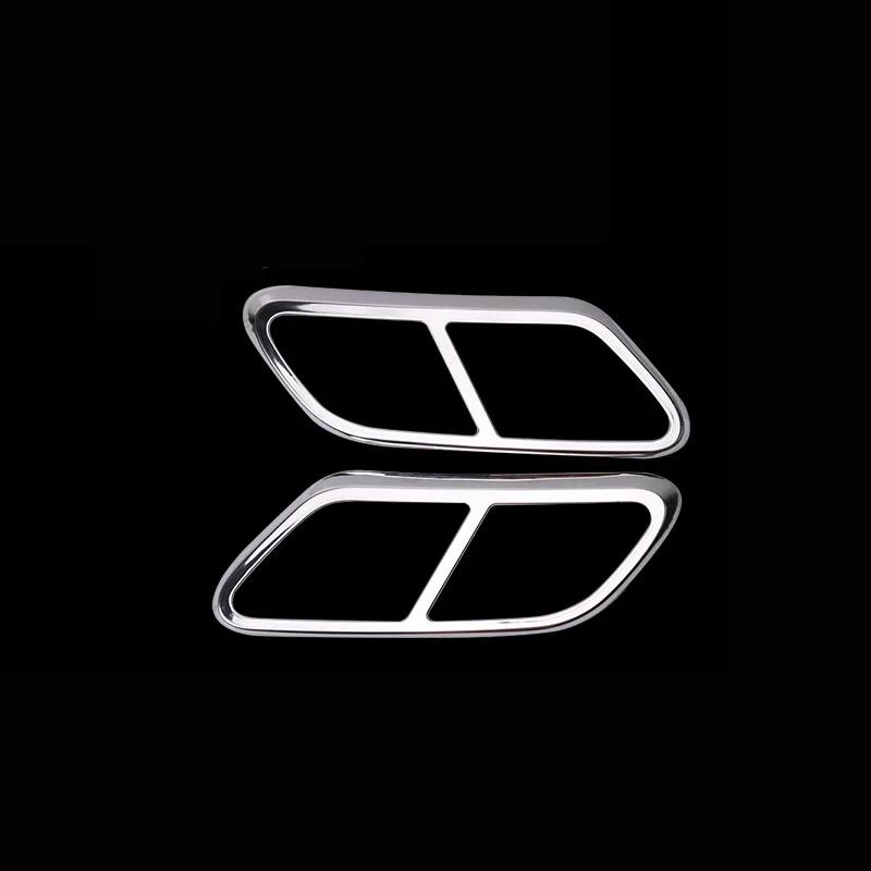 Накладка на модифицированную выхлопную трубу для Volvo V90 S90 S60 V60, рамка для выхлопных труб, автомобильные аксессуары