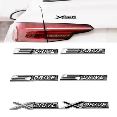 3D металлический Xdrive Sdrive Edrive эмблема на задний багажник автомобиля значок боковая наклейка на крыло аксессуары для укладки