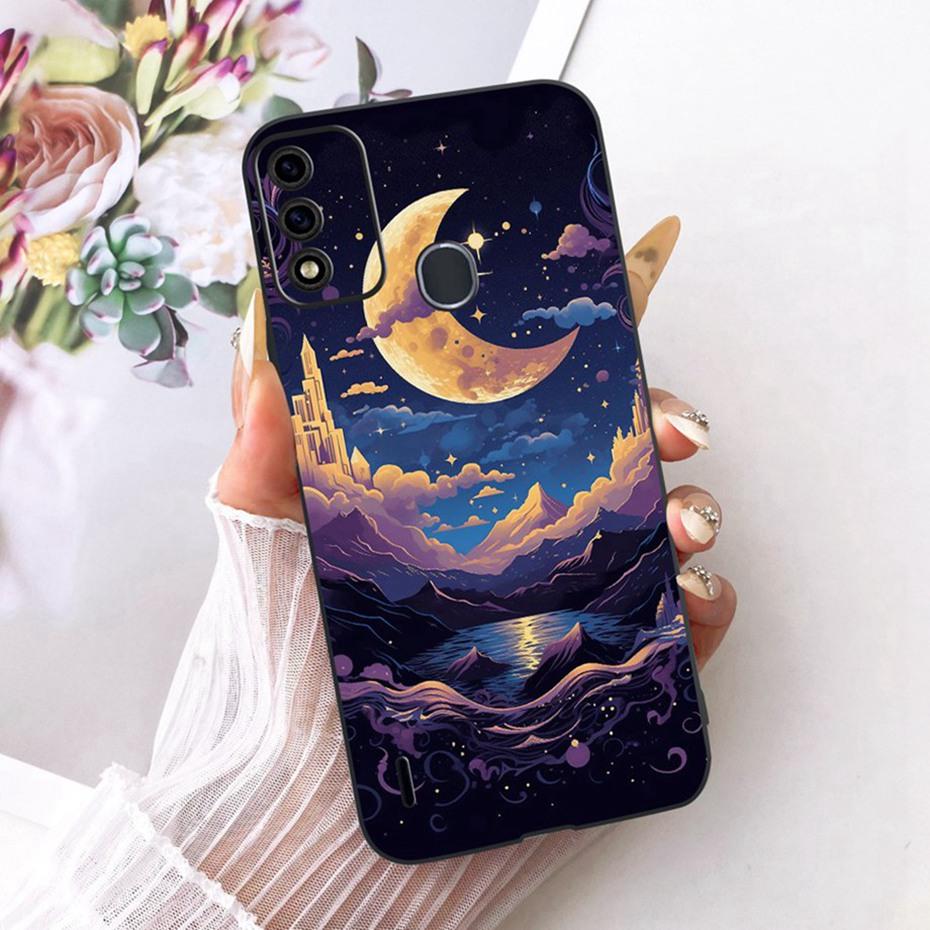 Fashion Cool Case For ITEL A48 Soft Black Silicone TPU Back Cover For Itel A48 Phone Cases