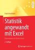 The Statistik Angewandt Mit Excel : Datenanalyse Ist (k)eine Kunst Book