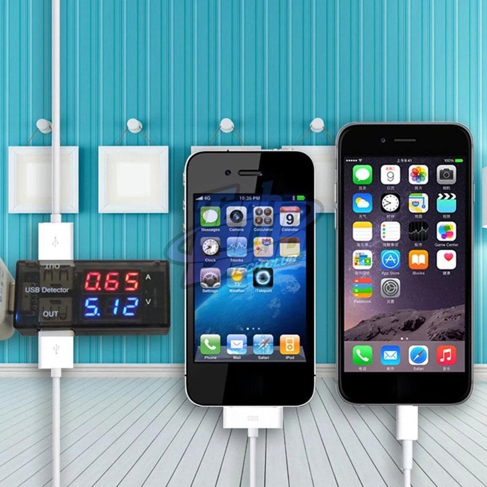 Красный Синий Двойной USB Ток Напряжение Зарядка Тестер Вольтметр Аккумулятор Амперметр Зарядное устройство Доктор Мобильная Мощность Зарядка