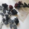 Готические Черные Розы Искусственные Цветы Имитация Цветов Розы на День святого Валентина Цветы