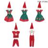1Set Christmas Dress Outfit Dress Hats For 11 Inch 30cm Doll Fashion Clothes Doll Accessories