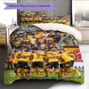 SG Dynamo Dresden Pattern Bedding Home Decoration Birthday Gift ( 1 duvet cover + 2 pillowcase, without core),fan merchandise.