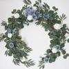 Artificial Flower Garlands for Table Runner Eucalyptus Sweetheart Table Centerpieces for Backdrop Boho Wedding Decoration
