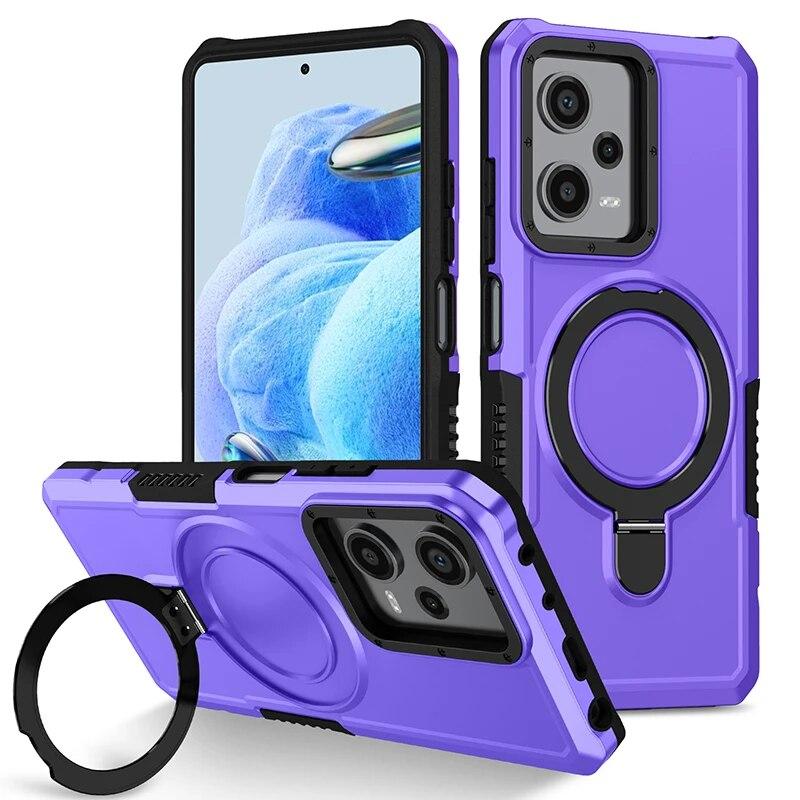 Чехол для телефона Xiaomi Redmi Note 11 Pro с кольцевой подставкой для Note 11 12 9 8 Poco X3 X5 M4 Pro 4G 5G, твердые чехлы для Xiaomi 11T