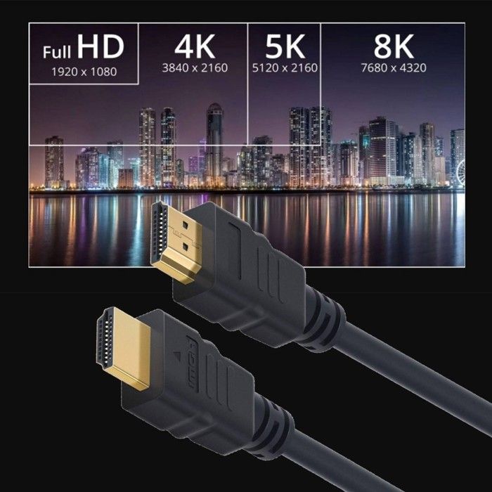 Кабель HDMI 2.1 Ewent EC1325 Ethernet 8K HDR 10 м Черный