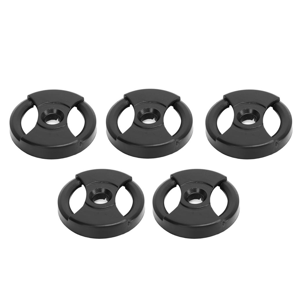 5PCS Plastic Record Adapters 45RPM Turntable Adapter Gramophone Accessories Black 1L50