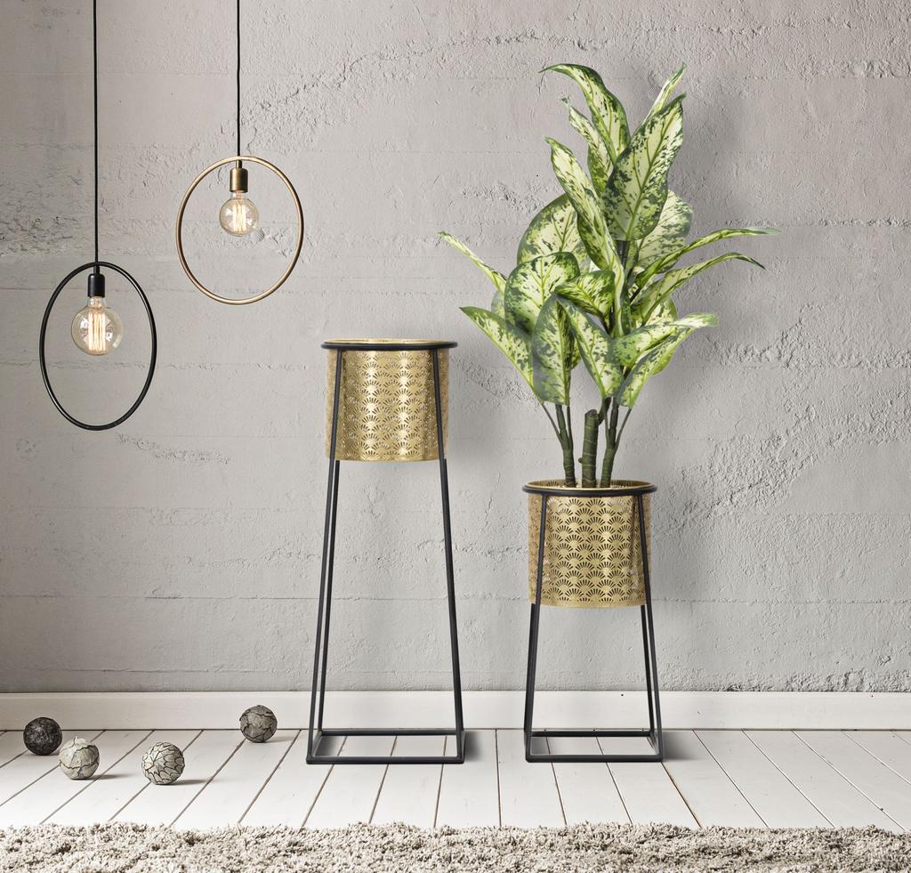 Подставка для цветов Пара чашек См Ø 26X70-23X45