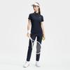 Fila Спорт Универсальный Минималистичный Маленький Логотип Поло Футболка с Коротким Рукавом Женские топы Королевский-Синий A11W433107FNV