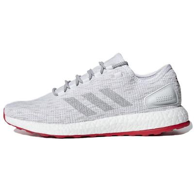 Pure Boost Ltd Шнуровка Ткань Легкие Нескользящие Низкие Кроссовки Унисекс Кроссовки Серый Белый Красный CM8333