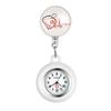 Lancardo Nurse Nurse Pocket Pocket Heart Nursery White 2 Часы, Часы, Часы, Часы, Силиконовые, Съемные, Растягивающиеся, Мужские, Женские, Милые,