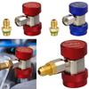 1Pc Superior Efficiency R134a Refrigerant Adapter Hose Low Pressure Accessories Conversion Automotive Couplers High Fitting H3U9
