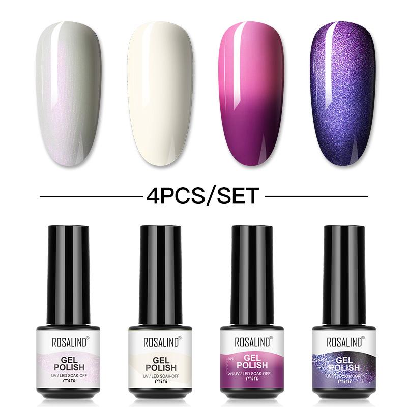 4 шт./10 шт./лот, гель-лак для ногтей, яркий блестящий УФ-гель, набор лаков для ногтей, полуперманентный гибридный лак для ногтей, художественный гель