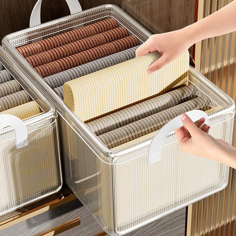 Clear PVC & Steel Frame Storage Box with Window: Clothes Organizer for Dorms & Households