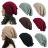 Men Women Winter Fluff Crochet Hat Wool Knit Warm Caps