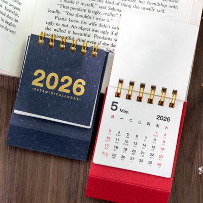 Мини настольный календарь 2026 Настольный перекидной маленький настольный календарь Янв.2026 - Дек.