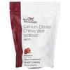 Calcium Citrate Chewy Bites, No Sugar, Raspberry Flavor, 90 Soft Chews