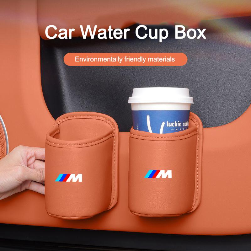 Car Door Cup/Back Seat Cup Holder Drink Rack Storage Bin For BMW Performance X1 X3 X5 E39 E46 E90 F20 E60 E34 E36 E52 F30 M3 M5