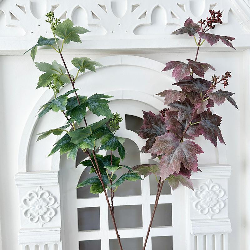 Кленовый декор с шелковистой текстурой для дома, спальни и стилизации мероприятия