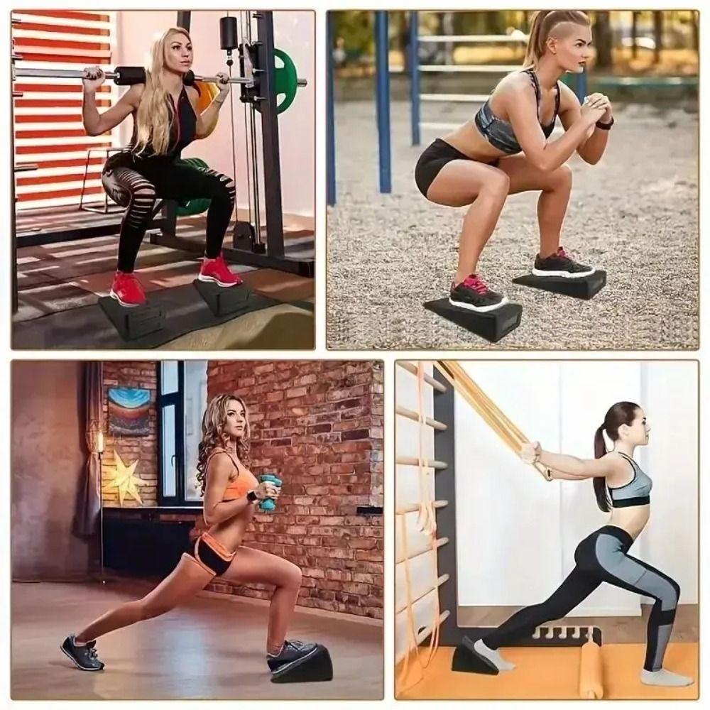 Non-Slip Yoga Wedge Block Ramp Fitness Ramp Yoga Bricks Yoga Wedge Stretch Slant Boards Fitness