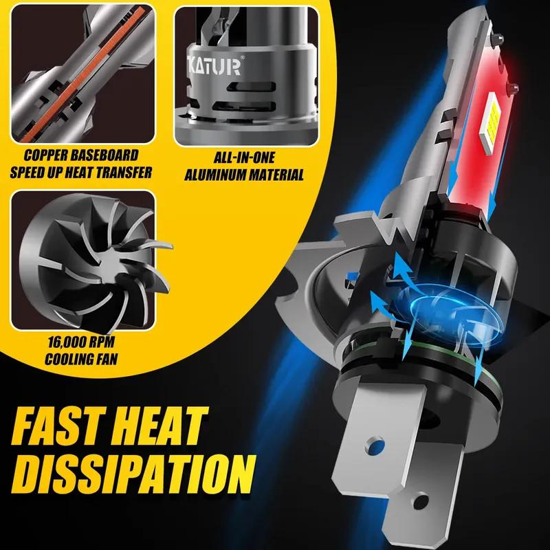 2 шт. КОМПЛЕКТ Светодиодные H7 Белый свет Автомобильная фара Для Kia Ceed Sportage Mazda CX 3 5 7 Toyota Corolla Hyundai I30 I40 Nissan Qashqai j10