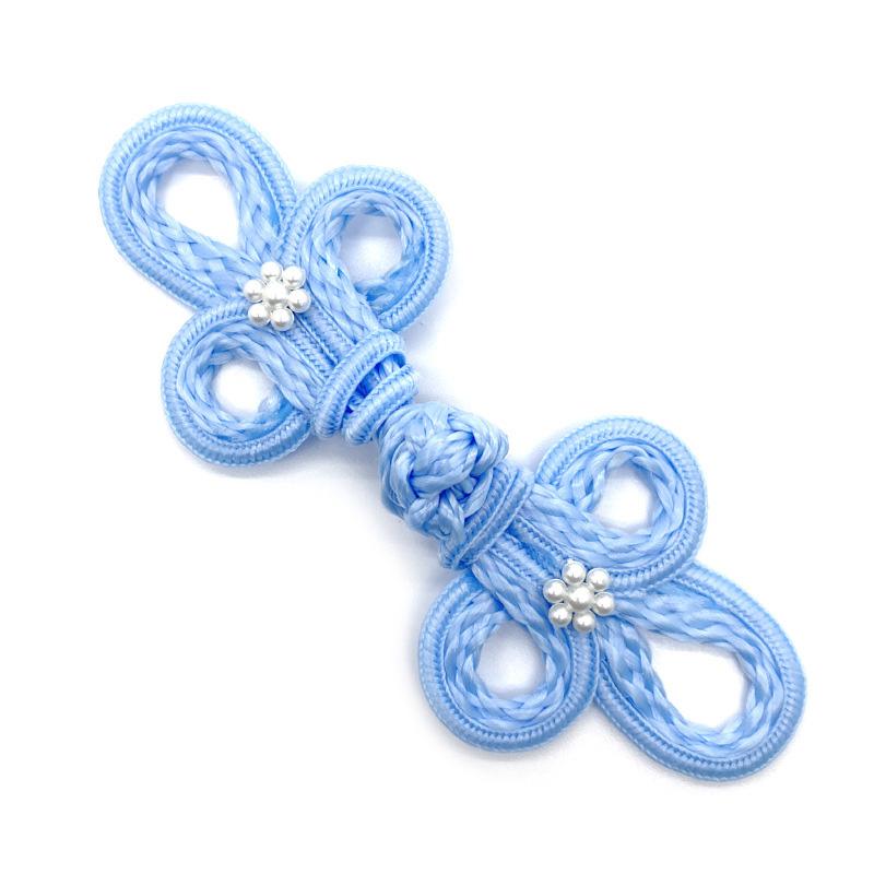 1 шт. Китайский узел в китайском стиле с цветком сливы, сделай сам, аксессуары для одежды ханьфу, ручная работа, пуговица для ципао, жемчуг