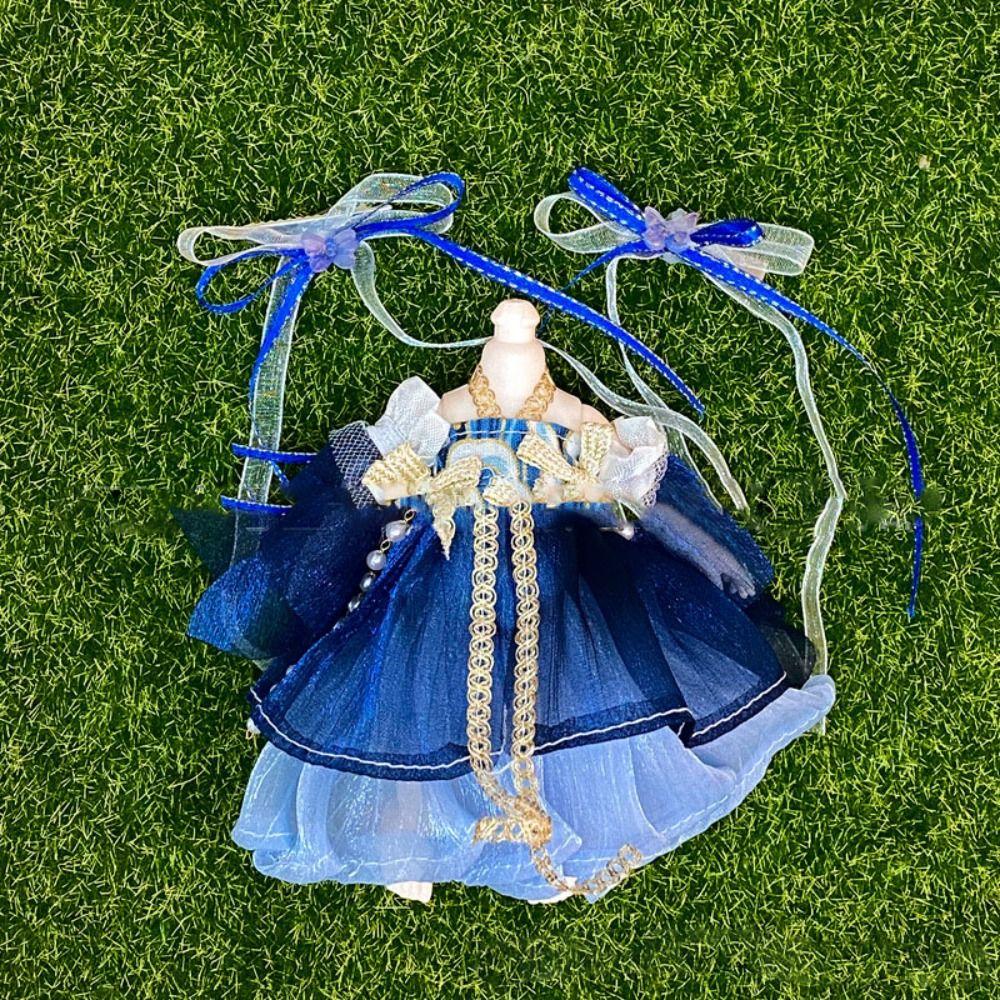 Китайский стиль Hanfu Одежда DIY Юбка Костюм Лучшие подарки Кукла Одежда 16 ~ 17 см Кукла