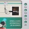 Автоматический открыватель и закрыватель двери курятника с таймером и фотосенсором, комплект с пультом дистанционного управления, вилка EU 100-240 В