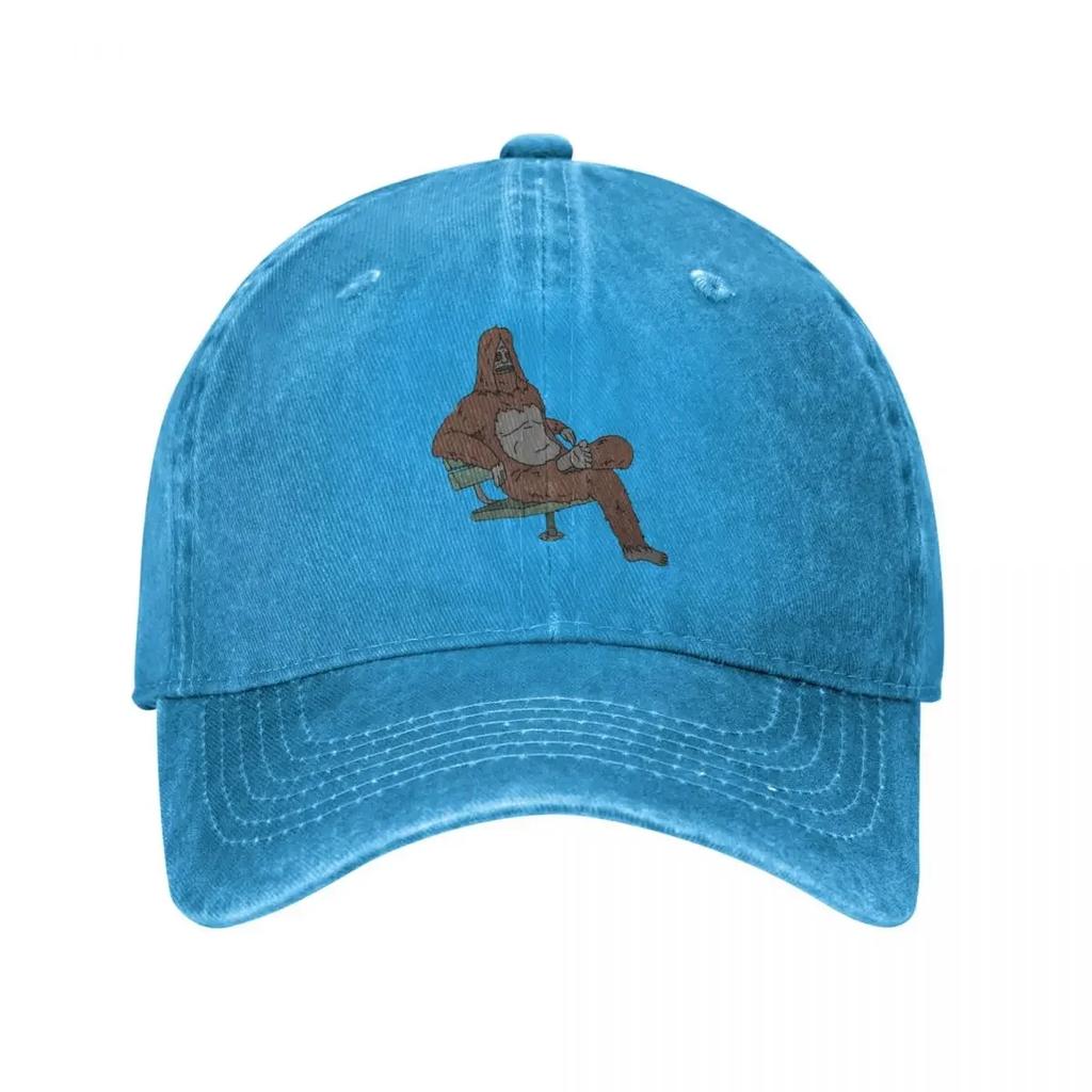 Chillin Sassy The Sasquatch Baseball Caps Snapback Denim Hats Outdoor Adjustable Casquette Sports Baseball Cowboy Hat for Unisex