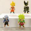 Аниме Dragon Ball Набор из 6 шт. Фигурки Действия Гоку Броли Селл Фриза Транкс Модель Украшение для Рабочего Стола Модель Статуэтка Коллекционные Подарки