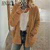 Women's Vintage Casual Lattice Print Autumn Winter Long Sleeve Jackets & Coats